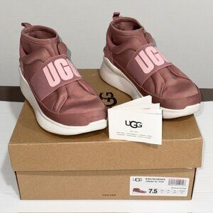 UGG Neutra Pink Neoprene Slip on Shoes Sneakers Size 7.5